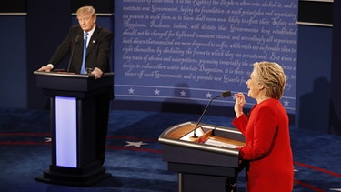 TV-Duell Hillary Clinton und Donald Trump | Bild: picture-alliance/dpa