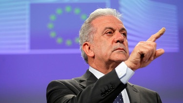 EU-Innenkommissar Dimitris Avramopoulos | Bild: picture-alliance/dpa