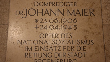 Der Regensburger Domprediger Johann Maier  | Bild: Bistum Regensburg