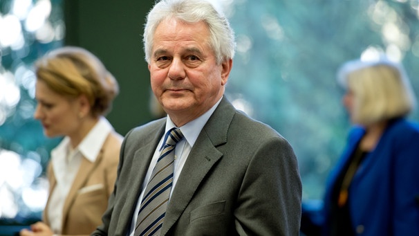 Der frühere bayerische Finanzminister Faltlhauser beim BayermLB-Prozess  | Bild: picture-alliance/dpa