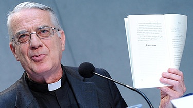 Federico Lombardi, Vatikansprecher | Bild: picture-alliance/dpa/Ettore Ferrari