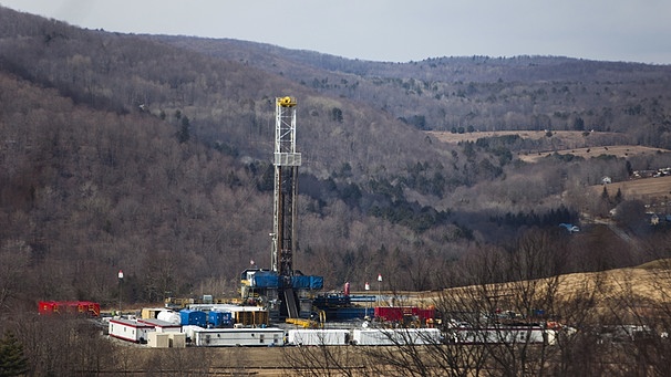 Fracking-Station in Pennsylvania | Bild: pa/dpa/Jim Lo Scalzo