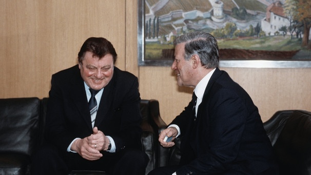Franz Josef Strauß und Helmut Schmidt im November 1978 | Bild: picture-alliance/dpa