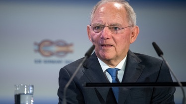 Schäuble bei der G20-Auftaktveranstaltung | Bild: picture-alliance/dpa