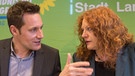 Die Grünen-Fraktionsvorsitzenden Ludwig Hartmann und Margarete Bause (Archivbild vom 8.1.2014) | Bild: picture-alliance/dpa