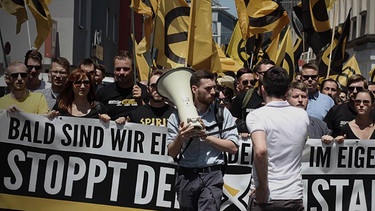 Demo in Wien mit Identitären aus ganz Europa gegen den Großen Austausch! | Bild: Identitäre Bewegung Deutschland e.V.