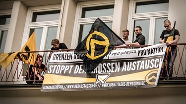 Gleichzeitige Besetzung des Willy-Brandt-Hauses und des Kurt-Schumacher-Hauses. | Bild: Identitäre Bewegung Deutschland e.V.