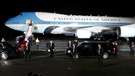 US-Präsident Barack Obama trifft am 16.11.2016 in Berlin auf dem Flughafen Tegel ein.  | Bild: Reuters (RNSP)