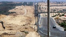 Zaun zwischen der nördlichen Grenze des Gazastreifens mit Israel | Bild: picture-alliance/dpa
