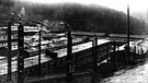 Blick auf das KZ Flossenbürg im April 1945 | Bild: picture-alliance/dpa