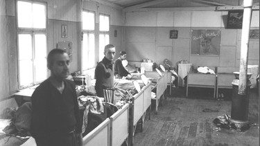 KZ Flossenbürg: An der Ruhr erkrankte Häftlinge nach der Befreiung | Bild: National Archives Washington / KZ-Gedenkstätte Flossenbürg