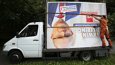 Einen Tag nach der Landtagswahl in Mecklenburg-Vorpommern | Bild: picture-alliance/dpa