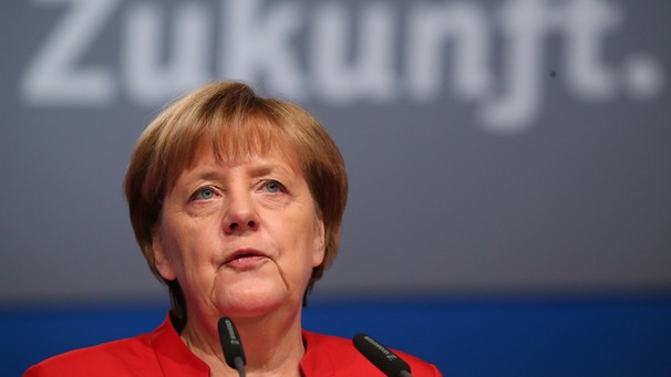 Merkel in Essen | Bild: picture-alliance/dpa/Kay Nietfeld