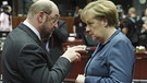 Angela Merkel und Martin Schulz | Bild: picture-alliance/dpa