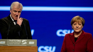 Seehofer und Merkel | Bild: picture-alliance/dpa