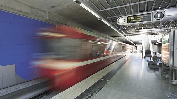 U-Bahn im Tunnel | Bild: Airport Nürnberg