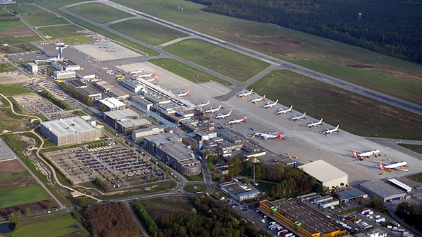 Flugansicht auf den Nürnberger Flughafen | Bild: Airport Nürnberg