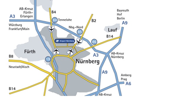Fahrplan von Nürnberg | Bild: Airport Nürnberg
