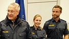 Blaue Uniformen für bayerische Polizisten | Bild: BR-Studio Franken/Andreas Schuster