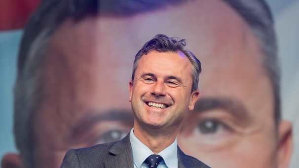 FPÖ-Bundespräsidenten-Kandidat Norbert Hofer | Bild: Christian Bruna/dpa