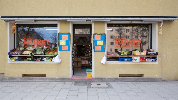 Wo Habil Kilic erschossen wurde: Lebensmittelgeschäft in der Bad Schachener Straße in München-Ramersdorf | Bild: picture-alliance/dpa