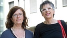 Die Anwältinnen der deutsch-iranischen Opferfamilie, Edith Lunnebach (r) und Christina Clemm | Bild: picture-alliance/dpa