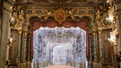 Die sanierte Bühne des Markgräfischen Opernhauses in Bayreuth. | Bild: picture-alliance/dpa