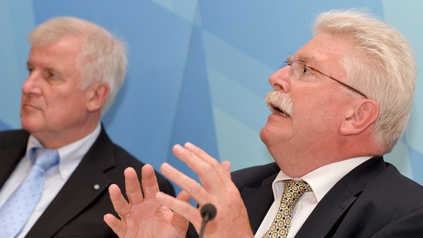 Horst Seehofer (links, CSU) und Martin Zeil (FDP) | Bild: picture-alliance/dpa