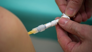 Grippe-Impfung (Symbolbild) | Bild: picture-alliance/dpa