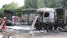Lastwagen-Unfall A93 bei Pentling | Bild: NEWS5