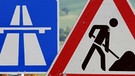 Bauarbeiten auf einer Autobahn (Symbolbild) | Bild: pa/dpa/Martin Schutt