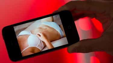 Erotik-Angebot per Smartphone  | Bild: picture-alliance/dpa