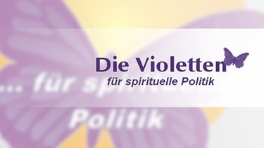Das Logo der Partei Die Violetten | Bild: BR