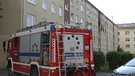 Feuerwehreinsatz beim Wohnungsbrand in Augsburg | Bild: Christoph Bruder