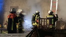 Brand in einem Wohnhaus auf einem Bauernhof in Riedheim | Bild: Mario Obeser