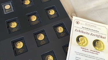 Münzen, Münzangebote, MDM eines Wertinger Rentners | Bild: BR / Judith Zacher,