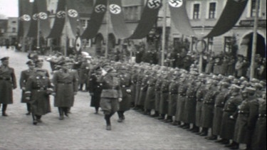 Material eines Hobbyfilmers zeigt den NSDAP-Parteitag in Aichach 1938. | Bild: Stadtmuseum Aichach