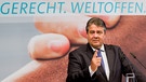 SPD-Chef Sigmar Gabriel auf der Programmkonferenz in Nürnberg | Bild: dpa-Bildfunk / Daniel Karmann