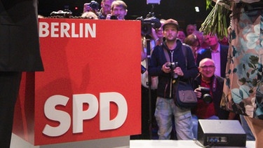 SPD Berlin nach der Wahl 2016 | Bild: picture-alliance/dpa