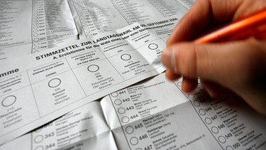 Stimmzettel Landtagswahl | Bild: picture-alliance/dpa