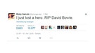 Prominente äußern sich zu Tod von David Bowie | Bild: Twitter