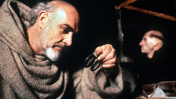 Der britische Schauspieler Sean Connery als Franziskanermönch William von Baskerville in dem Kinofilm "Der Name der Rose". | Bild: picture-alliance/dpa