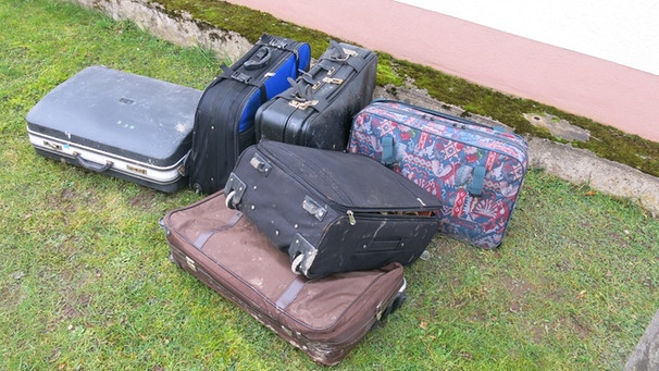 Koffer mit Bauschutt | Bild: Polizei Gemünden