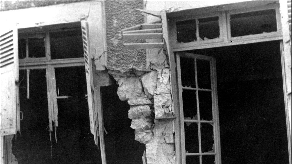 Bombenangriff auf Unterdürrbach im März 1945 | Bild: Sammlung Werner Greulich