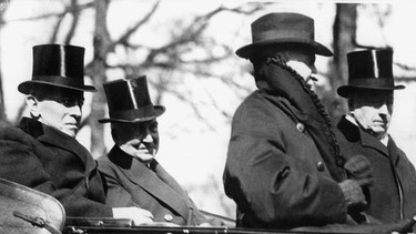 US-Präsidenten Warren Harding , Woodrow Wilson | Bild: picture-alliance/dpa
