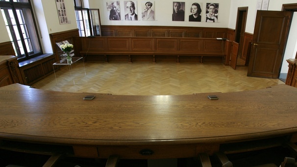 Gerichtssaal 216 im Münchner Justizpalast | Bild: picture-alliance/dpa