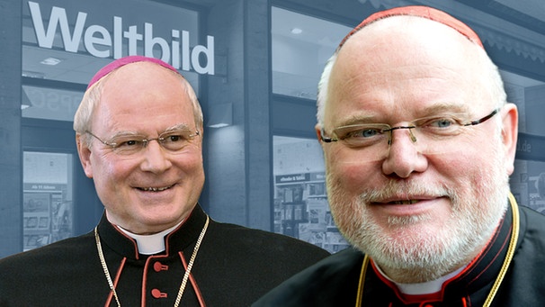 Bischof Konrad Zdarsa und Kardinal Reinhard Marx | Bild: picture-alliance/dpa, Montage: BR