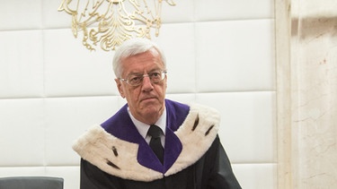 Der Präsident des österreichischen Verfassungsgerichts, Gerhart Holzinger | Bild: Christian Bruna/dpa