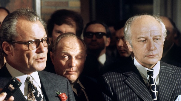 19. November 1972: Willy Brandt und Walter Scheel | Bild: picture-alliance/dpa