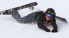 Lisa Zimmermann, deutsche Freestyle-Skifahrerin, bei ihrem Sturz in Sotschi | Bild: picture-alliance/dpa